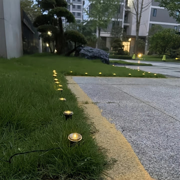 Lámparas solares para jardín de 15/30 LED, luz cálida/blanca, sin cables, ideales para decoración de patio, caminos o alberca