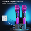 Base de carga universal inalámbrica para micrófono - Altura ajustable, compatible con micrófono dual, alimentado por USB-C, diseño compacto para carga de micrófono sin manos, cargador de micrófono, grabación sin manos, accesorio elegante, construcción du