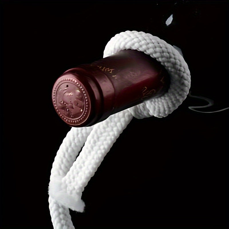 1pc Soporte de Vino Mágico Innovador - Exhibidor Flotante de Botella de Metal Elegante para Decoración de Bar en Casa