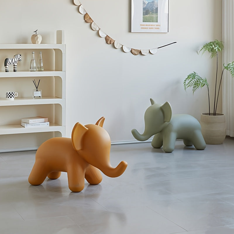 Cojín de Silla Decorativo en Forma de Elefante Creativo y Adorable para Sala con Diseño de Animales de Dibujos Animados