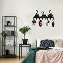 Gancho Para Llaves De Gato De Hierro, Soporte Para Llaves De Pared De Metal De Moda, Organizador De Almacenamiento De Fácil Instalación Para El Hogar, La Sala De Estar Y El Dormitorio, Regalo Ideal Para El Estreno De Una Casa