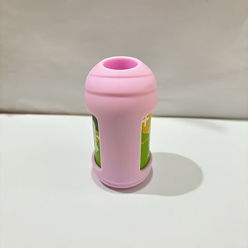 1pc Filtro de Aire Personal Portátil - Compacto y Discreto Purificador de Humo HEPA y Carbón, Hasta 300+ Usos, No Necesita Electricidad, Material de Silicona/Papel, Disponible en Negro, Marrón, Rosa, Azul con Cilindro de Diseño Floral - Ideal para Frescu