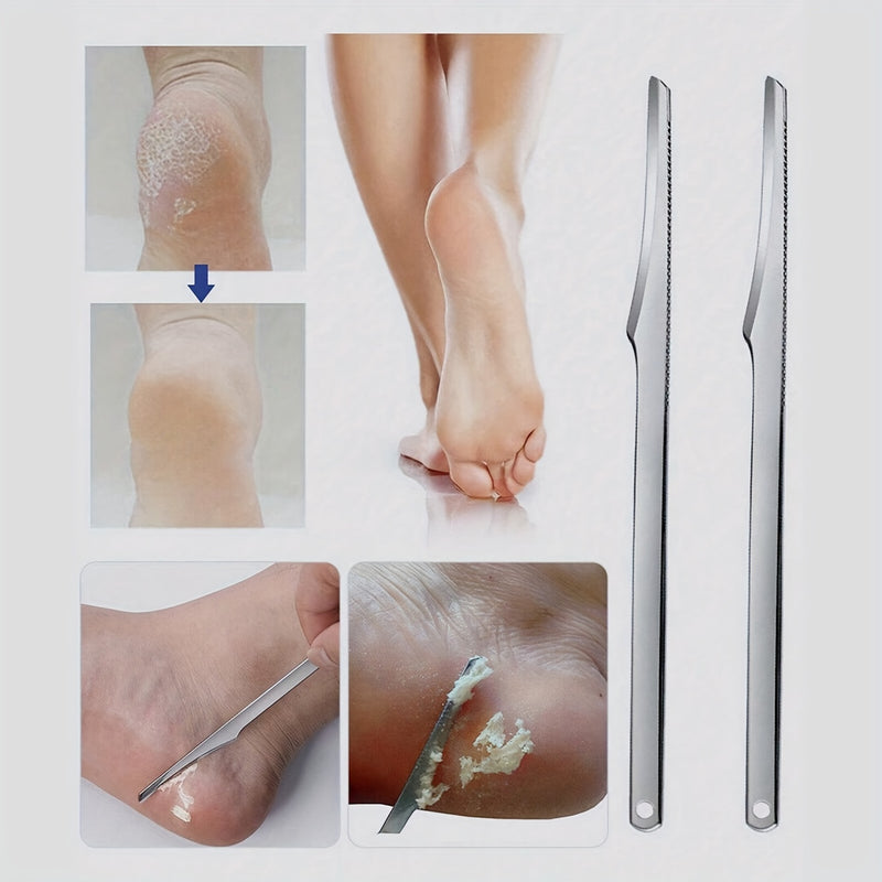 2 Piezas, Afeitadora De Uñas De Los Pies, Kit De Cuchillos Para Pedicura De Pies, Lima Raspadora De Callos Para Pies, Herramientas Para El Cuidado De Los Pies Que Eliminan La Piel Muerta, Herramientas De Manicura Y Pedicura