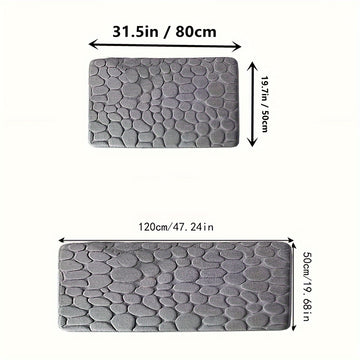 Tapete de Cocina de Tamaño Grande Antideslizante y Absorbente, Tapete de Suelo Lavable a Máquina, Tapete Suave para Restaurante