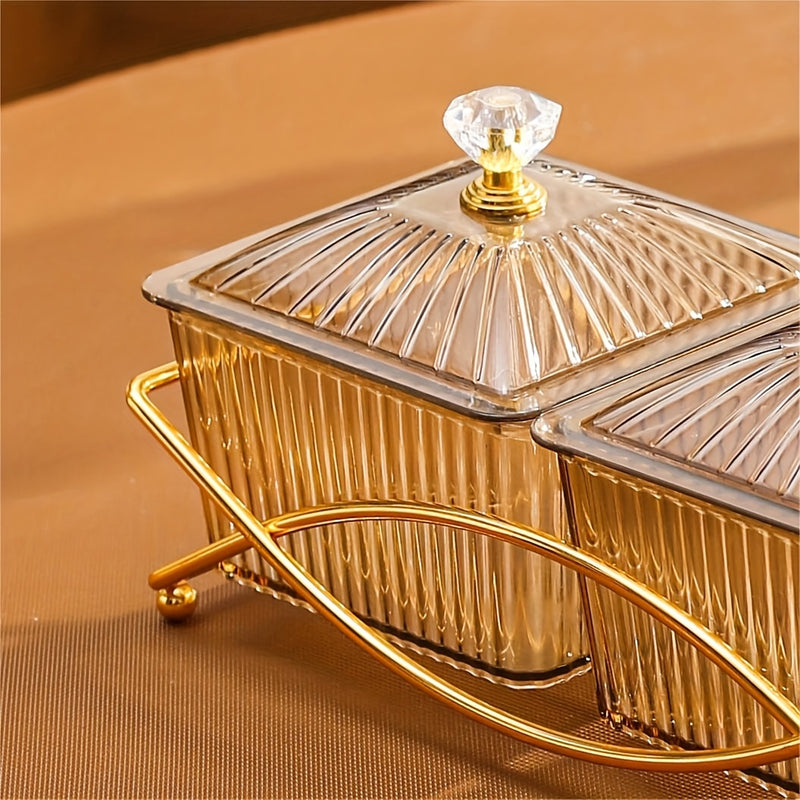 3 piezas (1 juego de 2 latas) Latas de almacenamiento plásticas multifuncionales Bandeja decorativa para sala comedor cocina Latas para azúcar leche condimentos cereales galletas pan Adecuadas para bodas al aire libre regalos cumpleaños