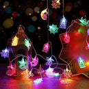 1pc Luces de Cadena LED - Alimentadas por Batería, Faroles Decorativos de Palacio con Diseño de Estrellas, Luna y Castillo para Festivales y Celebraciones, Festival Árabe de Oriente Medio, Luz Colgante, Botella