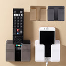 Organizador Versátil de Pared para Teléfonos, Controles Remotos y Cargadores - Instalación Sin Taladro, Perfecto para Dormitorio, Baño, Oficina, Estantes