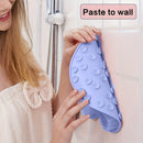 2 Piezas - Almohadilla de Masaje para Pies de Silicona para Baño RV, Almohadilla Exfoliante Antideslizante con Ventosas, Masajeador de Espalda Montado en la Pared, Accesorio para Ducha RV, Ideal para Hogar Familiar