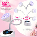 Linterna portátil recargable para uñas con sensor automático, 3 temporizadores disponibles, ideal para secado de gel y cura de esmalte, perfecta para manicura DIY en casa o salones