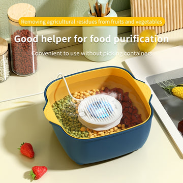 Maquinaria de Lavado de Verduras, Limpiador Automático de Frutas y Verduras para Uso Doméstico