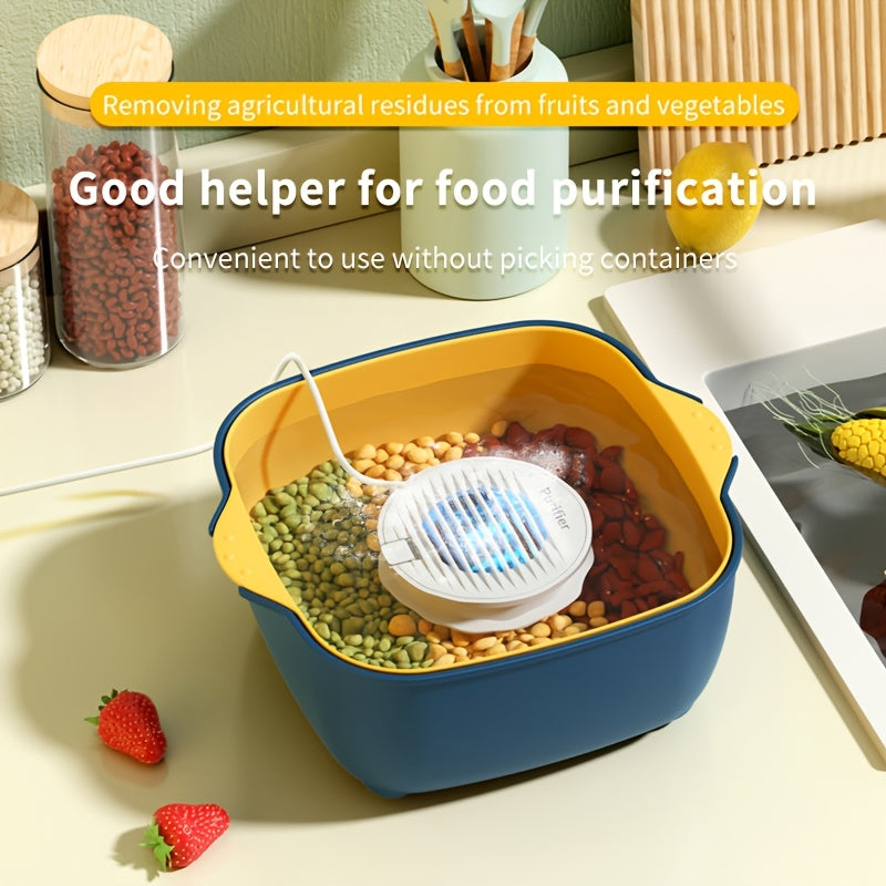 Maquinaria de Lavado de Verduras, Limpiador Automático de Frutas y Verduras para Uso Doméstico