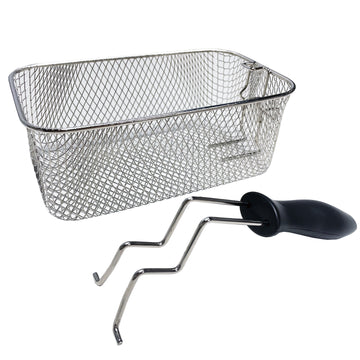 Cesta de freidora 1pc, cesta de freír/vapor plegable, colador de cesta de freír doméstico, red de filtración de freír, herramienta de cocina para papas fritas, filtro de freír de aceite, colador de cesta de freír para cocina Eid Al-Adha Mubarak