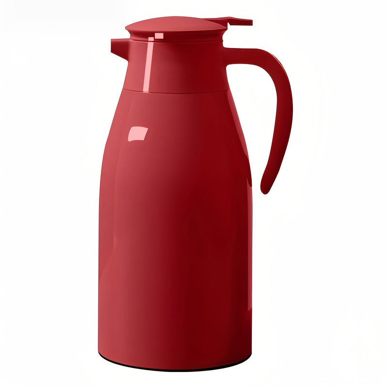 1pc Tetera de Doble Pared con Aislamiento al Vacío de 64oz/2000ml, Mantiene Caliente por 12 Horas y Fría por 24 Horas, Ideal para Autocaravanas, Camping, Picnics, Oficina y Hogar