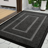 Alfombra de entrada antideslizante DAJIANG, resistente y lavable, con superficie texturizada para mejor agarre, ideal para uso en interiores/exteriores, alfombra decorativa navideña, alfombra para entrada moderna y duradera