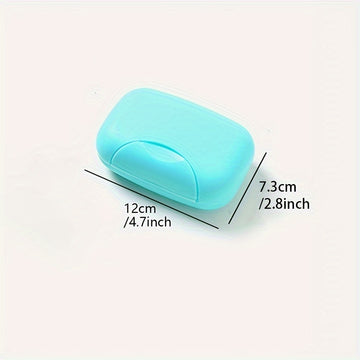 Jabonera de Viaje a Prueba de Fugas con Tapa - Impermeable, Porta Jabón de Plástico Portátil para Esenciales de Baño y Ducha