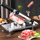 1 pieza Cortadora de carne congelada manual, acero inoxidable 304 para carne de vaca y cordero, máquina de rebanada delgada para preparación de cocina en restaurantes, herramienta de corte de carne manual sin carga para vegetales y alimentos