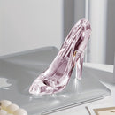 Adorno Elegante de Zapato de Cristal Acrílico - Decoración de Lujo de Inspiración Nórdica para el Hogar, Perfecto para Cualquier Habitación, Regalo Ideal para San Valentín