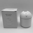 Humedificador Portátil con Luz Nocturna de Alimentación USB - Ideal para Hogar, Escritorio de Oficina, Coche y Planta, Plástico, Baja Tensión (≤36V), Funcionamiento Silencioso, Diseño de Una Sola Habitación, Opciones Rosa y Verde Menta, Humificador Portá