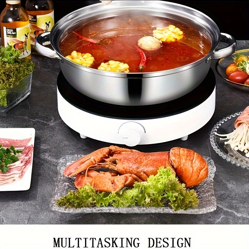 Set de vaporizador de acero inoxidable - 1 pieza de doble capa, diseño engrosado, compatible con inducción y estufa de gas, ideal para cocinar y hostelería, uso adulto