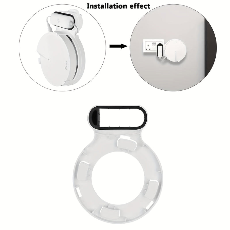 Soporte de pared para enrutador HOLACA para TP-Link Deco M5, P7, material de PC duradero, sin carga, no requiere batería, enrutador no incluido