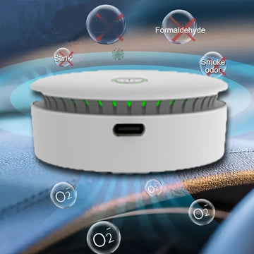 Un purificador de aire de doble modo con iones negativos, mini purificador de aire recargable para coche, se puede usar en dormitorios, oficinas, coches y otros escenarios, se puede regalar como regalo: como regalo de vacaciones, regalo de día del padre,