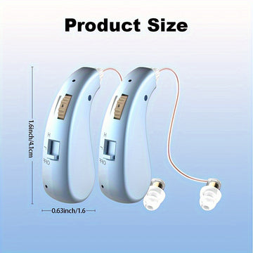Auriculares de amplificación de sonido personal RIKYA con batería de litio recargable por USB, ajuste cómodo y control de volumen, diseño moderno para enseñanza, conferencias, viajes - Mejora de la voz, equipo de audio de conferencias, diseño elegante de