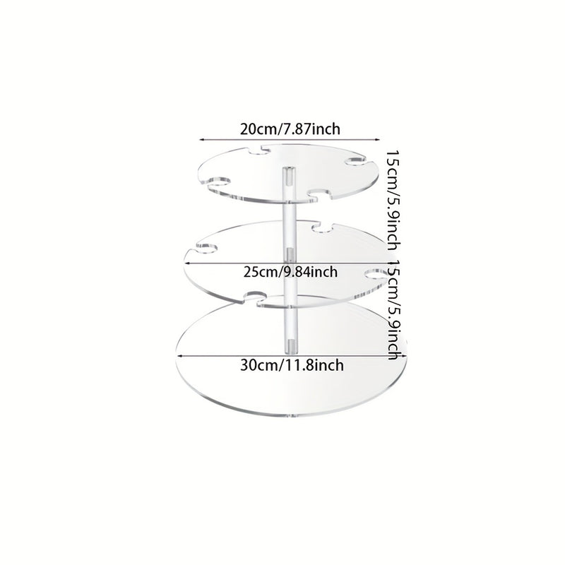 Soporte de champán de acrílico moderno y lujoso, con capacidad para martinis y margaritas, soporte de copas de cóctel, estante de bebidas escalonado multifuncional, adecuado para bodas, bares y reuniones de fiesta.