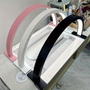 1 pieza de lámpara arco con botón de control de brillo y temperatura de color ajustable, baja alergia, alimentada por USB, forma de media luna, perfecta para arte de uñas, extensiones de pestañas, tatuajes y cuidado de luz beige en salones de uñas, injer