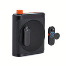 Amplificador de Voz sin varillas con Micrófono de Solapa, Carga y Almacenamiento Portátil para Profesores con 2 Microfonos Lavalier Inalámbricos y Altavoces - Mini Amplificador de Voz para Aula, Conferencias y Entrenamientos