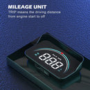 Pantalla de proyección de coche M8 OBD2 HUD, conmutable MPH/KMH, pantalla HD de 3,5 pulgadas, velocímetro del vehículo, temperatura, RPM, voltaje, batería no incluida, accesorio de dashboard universal para vehículos