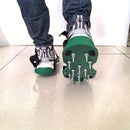 2 zapatos de jardinería con clavos - Zapatos inflables de plástico duraderos para césped y jardín, herramienta de aeración manual para un riego eficiente y la erosión del suelo, herramientas de jardinería | Diseño de zapatos inflables | Zapatos de plásti