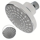 Cabezal de ducha de lluvia a alta presión con rótula giratoria ajustable, acabado en cromo, montaje en pared, fácil instalación, boquillas autolimpiantes, diámetro de 9.5 cm, material ABS, forma redonda para baños modernos, accesorios para ducha