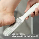 1 pieza, eliminador de pies lisos de doble cara y exfoliador de luz muerta beige, sin fragancia, sin batería, diseño manual no eléctrico con mango ergonómico para uso doméstico, exfoliación de pies, eliminador, agarre texturizado, manipulación segura, ru