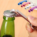 1 Unidad, Abridor De Botellas De Cerveza De Acero Inoxidable Multicolor, Llavero De Herramienta Duradero, Adecuado Para El Hogar, La Cocina Y El Restaurante