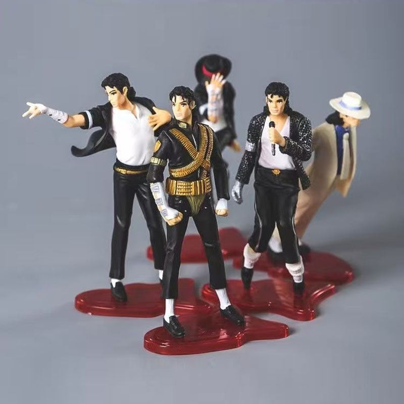 Juego de 5 piezas de figuras de acción inspiradas en anime - Material de PVC, no necesita batería, ideal para decoración de fiestas y habitaciones, muñecas coleccionables | Vestimentas vibrantes | Diseño detallado