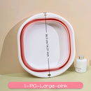Fregadero plegable de 12 opciones - Lavabo portátil, material plástico duradero, adecuado para viajes, hogar, uso como lavado facial, baño de pies, fregadero de ducha para baño y autocaravana, regalo de almacenamiento para el hogar.