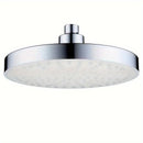 1pc 15.24cm Luces de cascada LED, Siete colores parpadeantes, Cabezal de ducha redondo brillante, Superficie electrodepositada, Regalo de Año Nuevo, Material de plástico, Montaje en techo, Montaje colgante, Montaje en pared, Uso sin electricidad