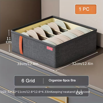 Caja De Almacenamiento De Ropa Interior De 6/7/20 Rejillas, Organizador De Armario Para El Hogar, Caja Divisoria De Pantalones Y Calcetines Y Cubo De Embalaje