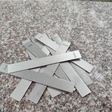 1 Conjunto profesional de afilado de diamante, herramientas de pulido y calibración de varios granos, material duradero, operación manual no cargada, conjunto de afilado de utensilios de cocina