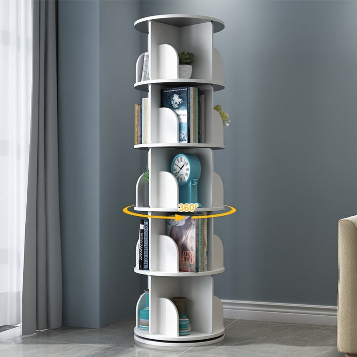 Estante giratorio de varias capas, estante giratorio de 360° con niveles apilables, un estante de almacenamiento independiente adecuado para dormitorios, salas de estar, estudios y oficinas.
