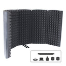 Micrófono de Estudio de Grabación Profesional, Estudio Acústico, Diseño Portátil de Tres a Cinco Puertas, Material ABS, Compatible con Interfaz XLR, Reducción de Ruido y Absorción de Sonido, Adecuado para Estudios de Grabación, Talleres de Canto y Config