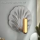 Ganchos Adhesivos Multiusos Impermeables y Ligeros sin Taladro, Bañados en Oro para Cocina y Baño, Paquete de 4