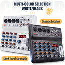 Consola de Mezcla Portátil NXG GX-06, Consola de Mezcla de 6 Canales con Tarjeta de Sonido USB, Controlador de Grabación de Sonido, Interfaz, para Grabación de Juegos en PC y Transmisión de Medios