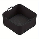 1pc Línea de aire reutilizable no adherente de silicona para freidora - 17,78 cm cuadrado, HD9200 HD9255, seguro para horno y microondas, fácil de limpiar, ideal para cocción saludable, asado, tostado - Accesorio de cocina versátil, accesorios para freid