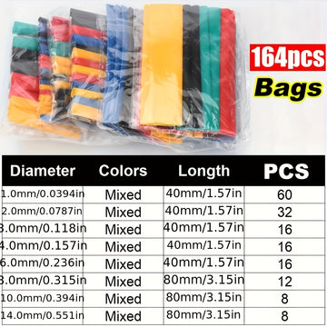 Tubos retraíbles al calor, tubos resistentes al calor, kits de envoltura retraíbles al calor, cables de conexión eléctrica y mangos de aislamiento de cables para protección.