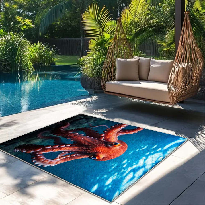 Alfombra de Terciopelo 852g/m² para Exteriores, Lujo Suave y Ligero con Diseño Francés en Crema - Elegancia Floreciente para Vida de Alta Gama, Lavable a Máquina, Decoración Moderna y Lujosa para Camping o Cocina con Estampado Floral Gris