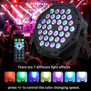 36 Luces LED de colores para estudios de baile, iluminación de escenario para bodas y actuaciones, mejorando la atmósfera.