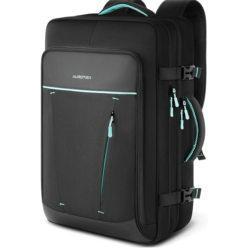 Mochila para controlador DJ AUROTIER, compatible con DDJ-FLX4/200/400/REV1 - Compartimento resistente para laptop, almacenamiento acolchado ajustable para cables/micrófonos, bolsillos de malla reforzados y cierres con candado, mochila de viaje ligera con