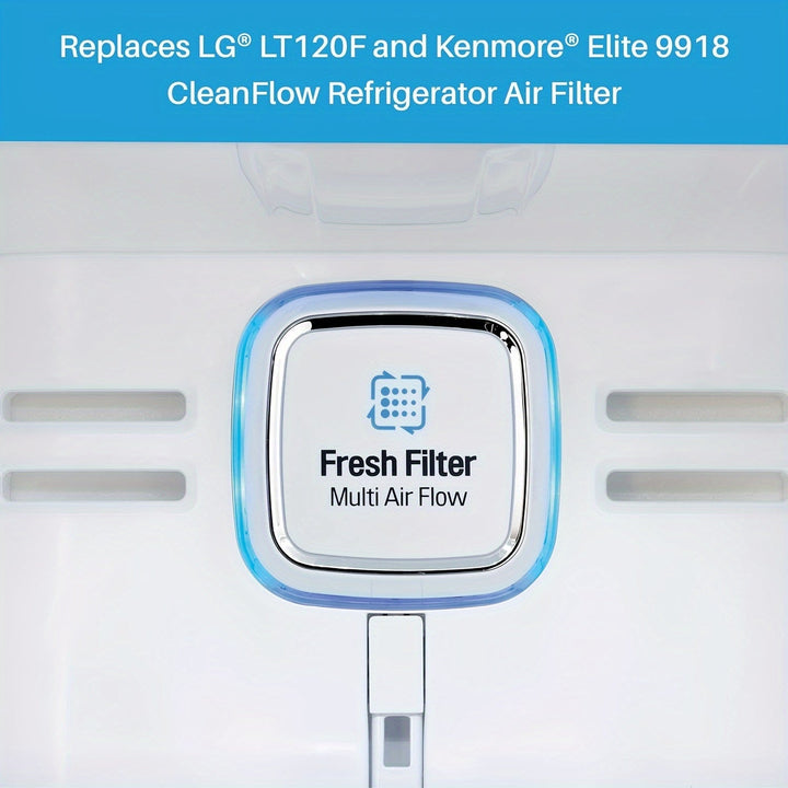 3 unidades Filtros de aire para refrigeradores, Filtros de carbón activado de alta eficiencia, con material PC, para LG LT120F, Kenmore Elite 469918, Compatible con ADQ73214404, 9918, 46-9918, ADQ73214402, ADQ73334008, ADQ73214403, Se adapta a selectos r