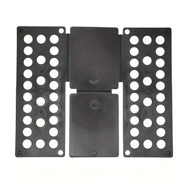 Organizador de ropa compacto - Tablero plegable de plástico resistente con aberturas redondas, ideal para camisetas y ropa, opción de almacenamiento para el hogar, organizador de ropa, sistemas de armarios montados en la pared.